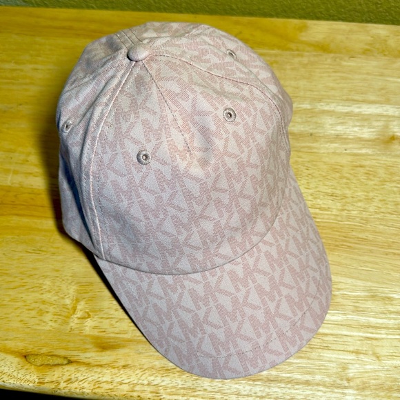 Michael Kors Accessories - NWOT Michael Kors Pink Monogram Cap